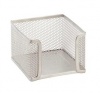 Dr�t�n� stoj�nek na  �pal�k 10,5x10,5x8 cm st��brn�